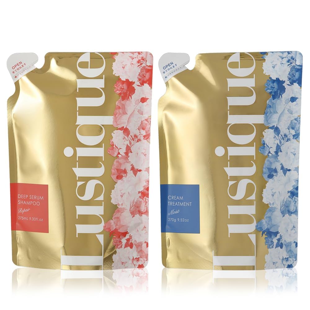 新品10%増量詰め替え/ラスティーク美容液シャンプー＆トリートメントセット*3 Amazon | [2セット] ラスティーク《Lustique》ボトル＋10%増量
